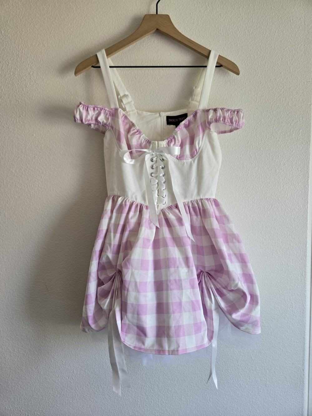 Trickz N Treatz Little Bo Peep Pink Dress Cosplay S Dollcore Cottage Coquette